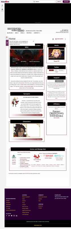 Captura de pantalla sentenced-to-be-a-hero.fandom.com