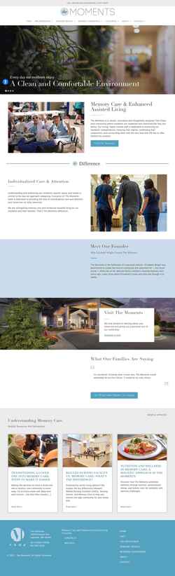 Screenshot themoments.com