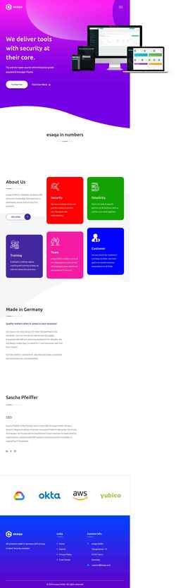 Screenshot esaqa.com