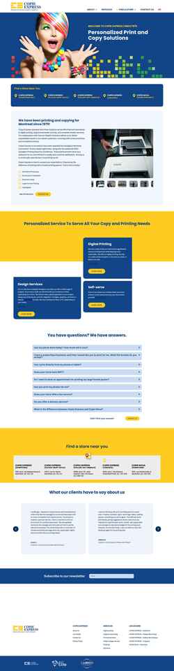 Screenshot copie-express.com