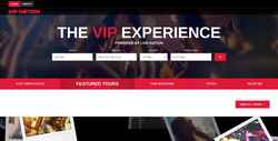 Captura de pantalla www.vipnation.com