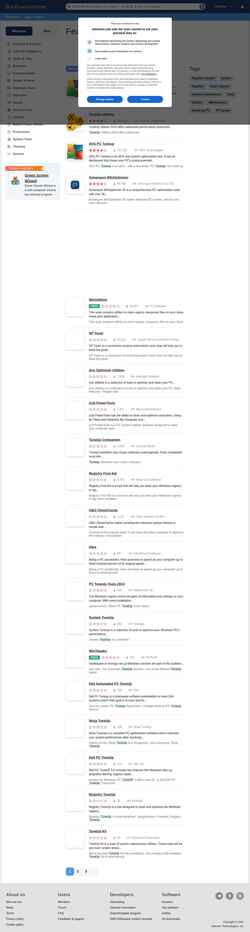 Képernyőkép tuneup.software.informer.com