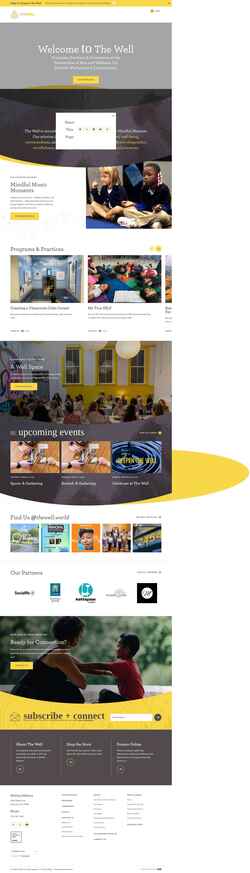 Снимак екрана www.thewell.world
