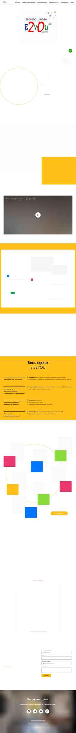 Captură de ecran b2you.ru