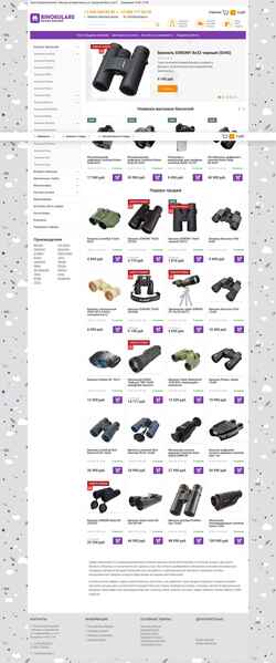 Screenshot binokulars.ru