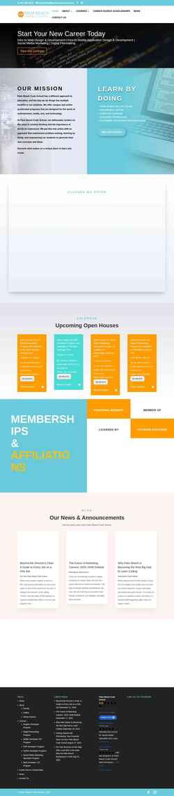 Screenshot palmbeachcodeschool.com