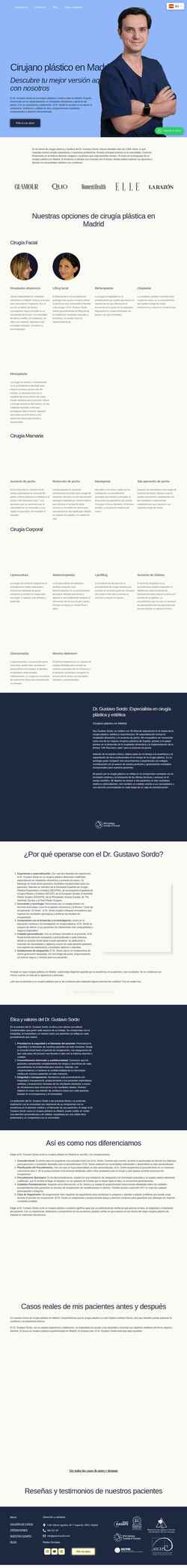 Posnetek zaslona gustavosordo.com