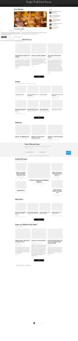 Screenshot www.brightwalldarkroom.com