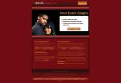 Screenshot blacksingles.com