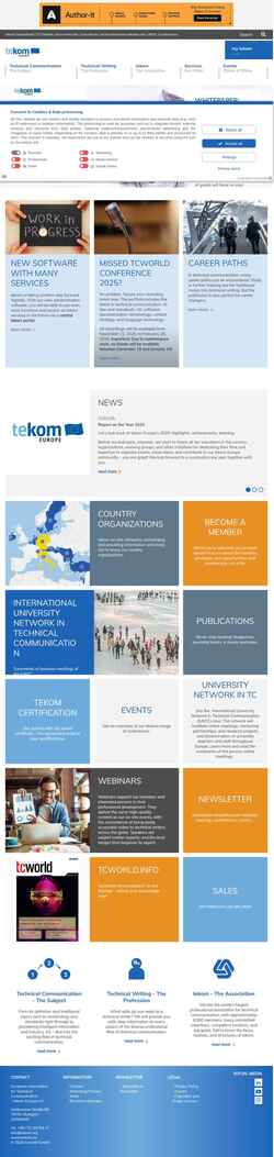 Screenshot www.technical-communication.org