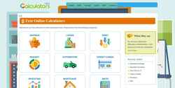 Ekran görüntüsü www.calculators.org