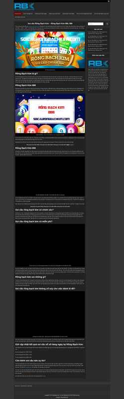 Screenshot soicaurongbachkim.com