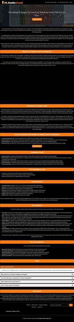 Screenshot flstudio-crack.com