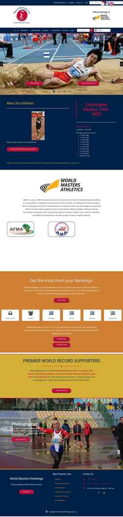 Screenshot mastersrankings.com