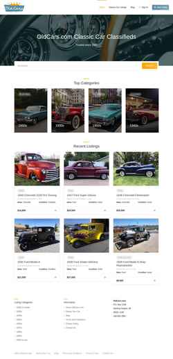 Capture d'écran oldcars.com