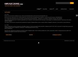 Screenshot opuszczone.com