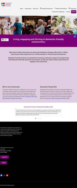 Screenshot dfamerica.org