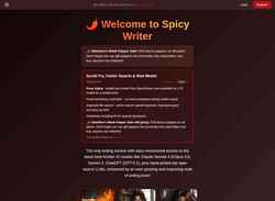 Captura de pantalla spicywriter.com