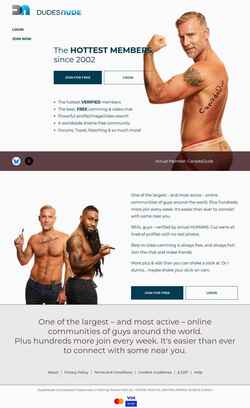 Captura de pantalla dudesnude.com