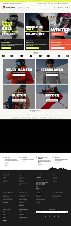Skjermdump skiisandbiikes.com