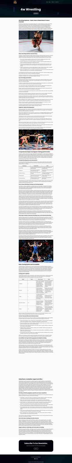 Schermata 4w-wrestling.com
