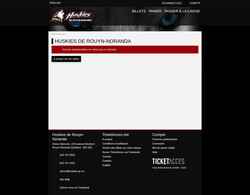 Screenshot huskies.ticketacces.net