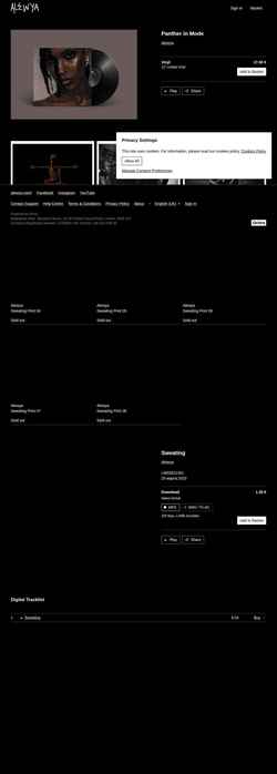 Screenshot shop.alewya.com