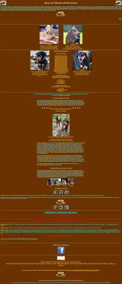 Screenshot doberman911.org