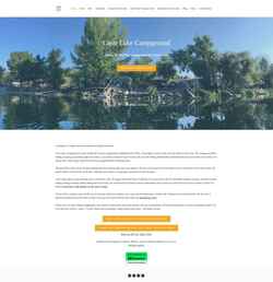 Screenshot www.campclearlake.com