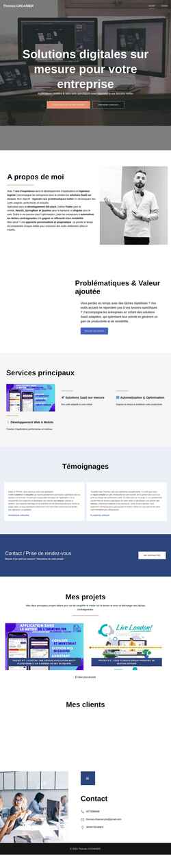 Screenshot thomas-choanier.fr