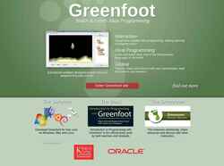Snímek obrazovky www.greenfoot.org