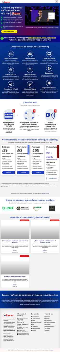 Screenshot ecreativeperu.com