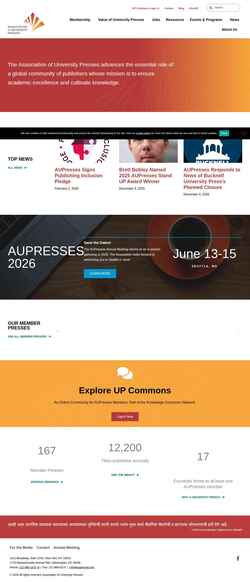 Screenshot aupresses.org