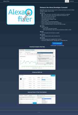 Screenshot alexafixer.com