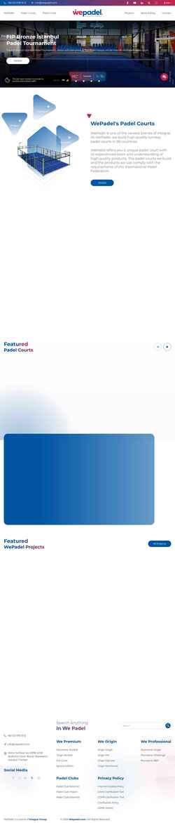 Screenshot wepadel.com