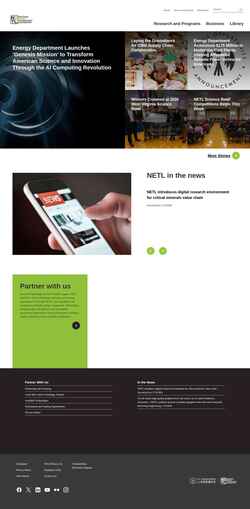 Снимак екрана netl.doe.gov