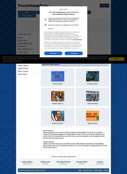 Screenshot puzzlegamezone.com