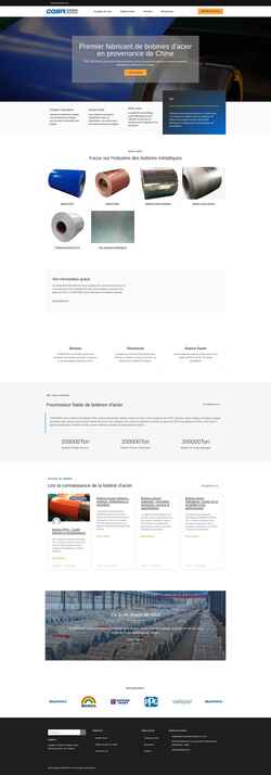 Screenshot fr.cosasteel.com