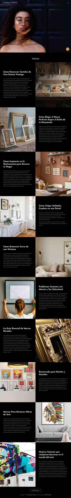 Snímek obrazovky cuadrosylaminaskoris.com