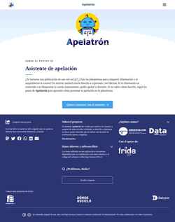 Screenshot apelatron.org
