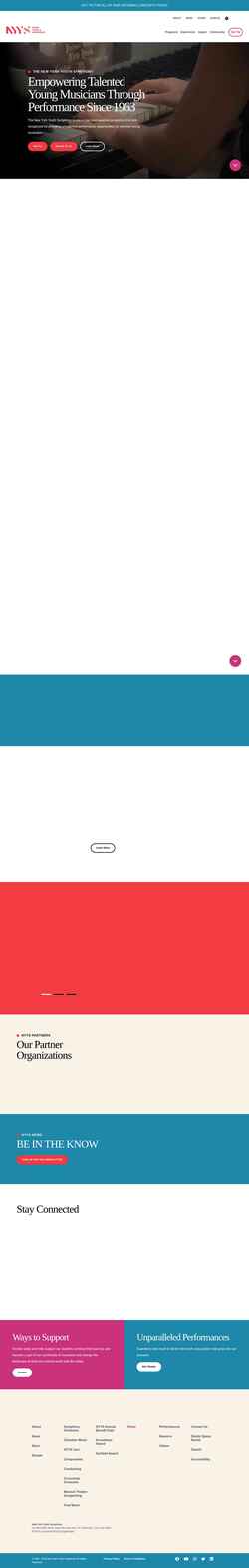 Screenshot www.nyys.org