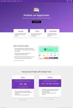 Screenshot developer.elementary.io