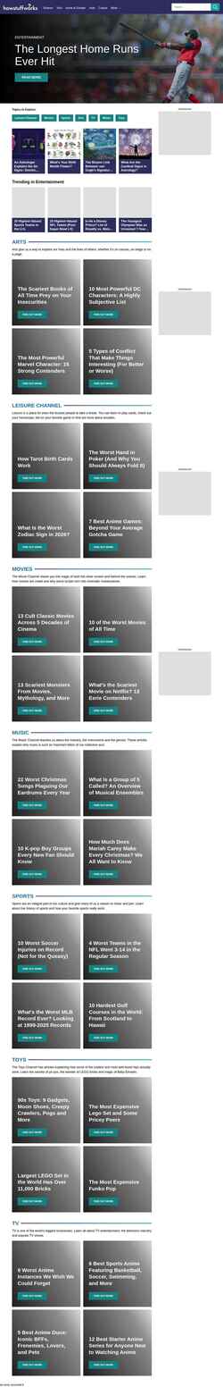 Schermata entertainment.howstuffworks.com
