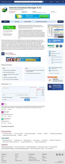Ekran görüntüsü internet-download-manager.software.informer.com