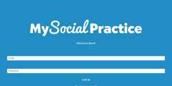 Screenshot app.mysocialpractice.com