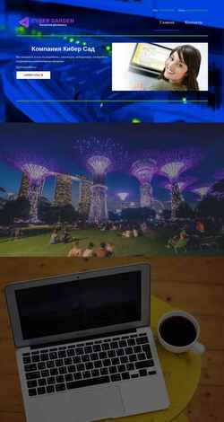 Captura de pantalla cyber-garden.ru