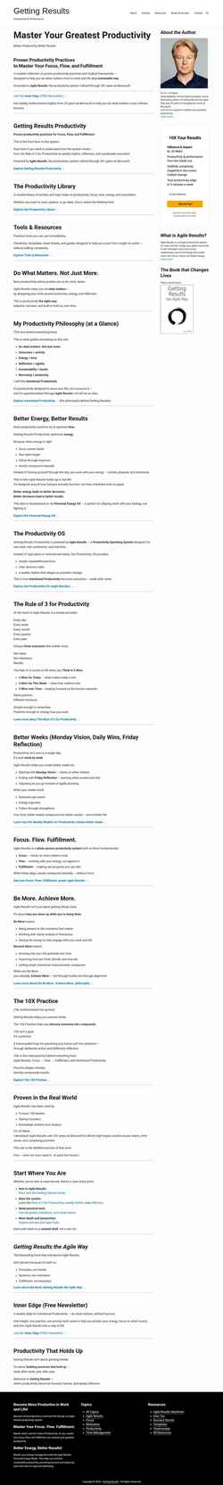 Screenshot gettingresults.com