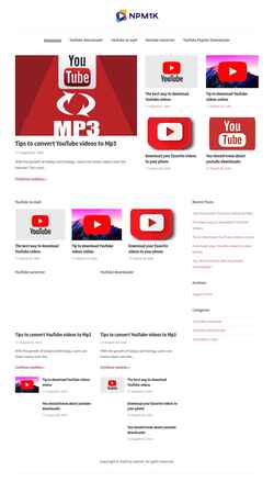 Screenshot npm1k.org