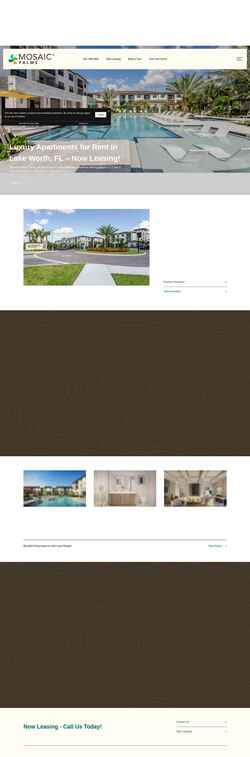 Screenshot mosaicpalms.com