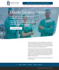 Screenshot mentorsurgery.com